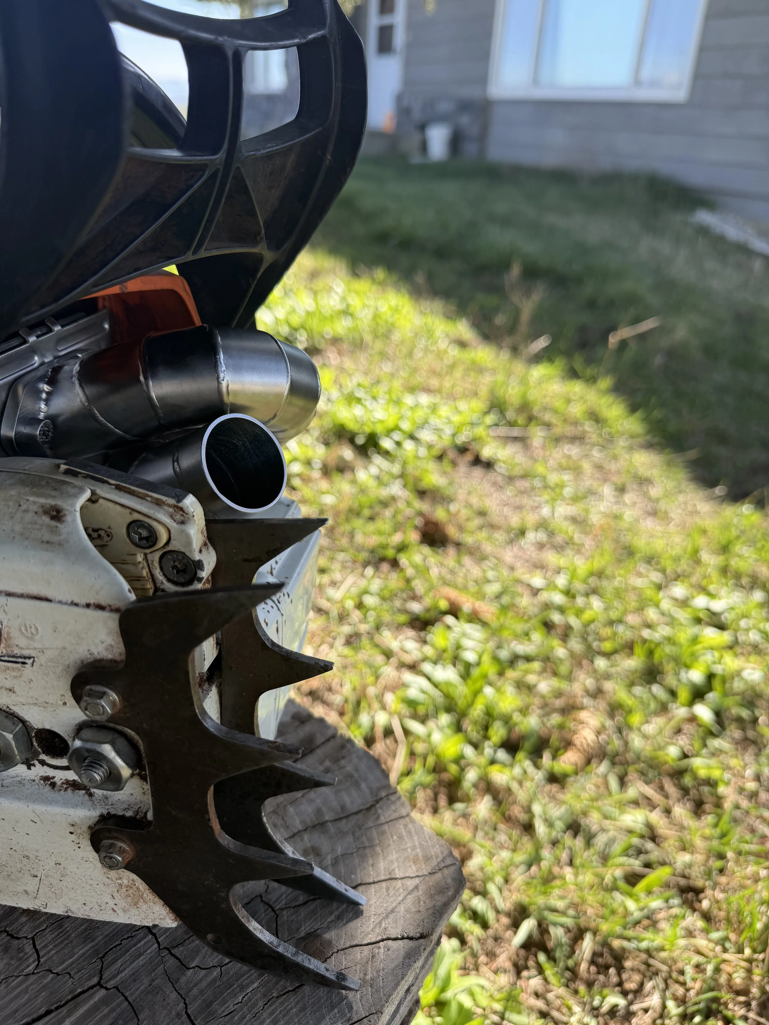 stihl chainsaw performance exhaust