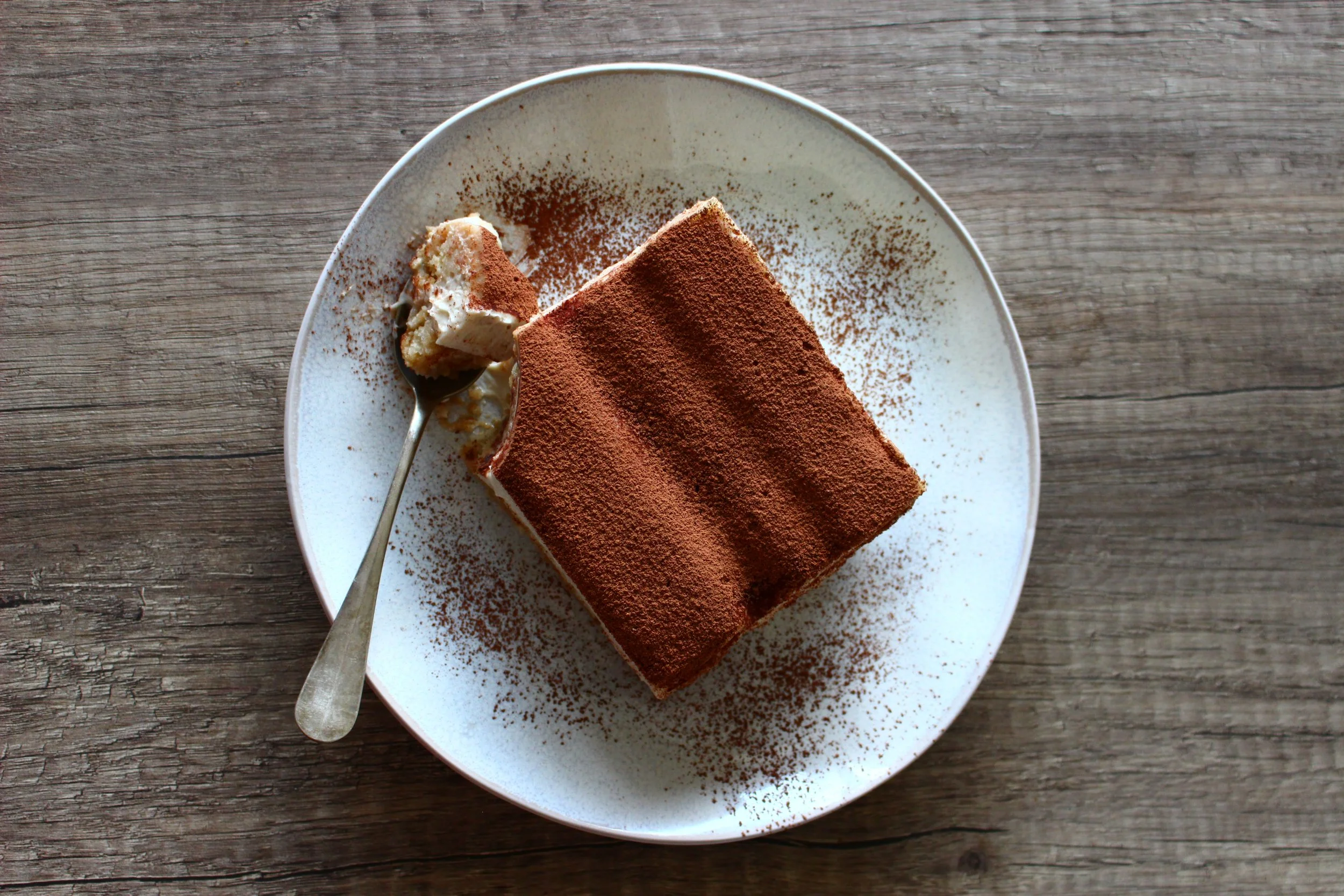 Tiramisu vegan et sans gluten