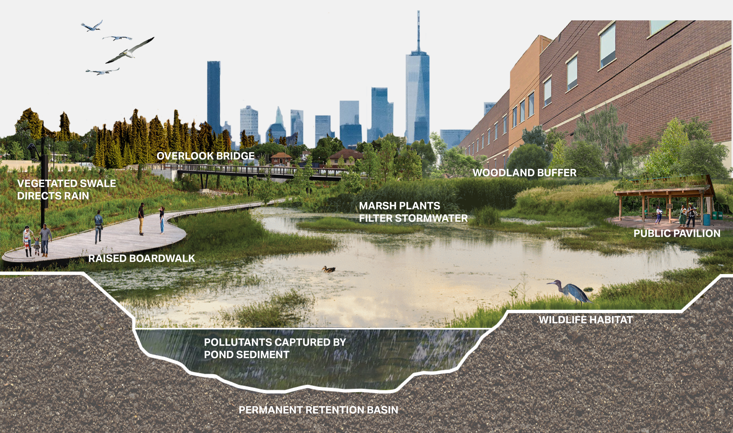 BLUE CORRIDOR VIGNETTE