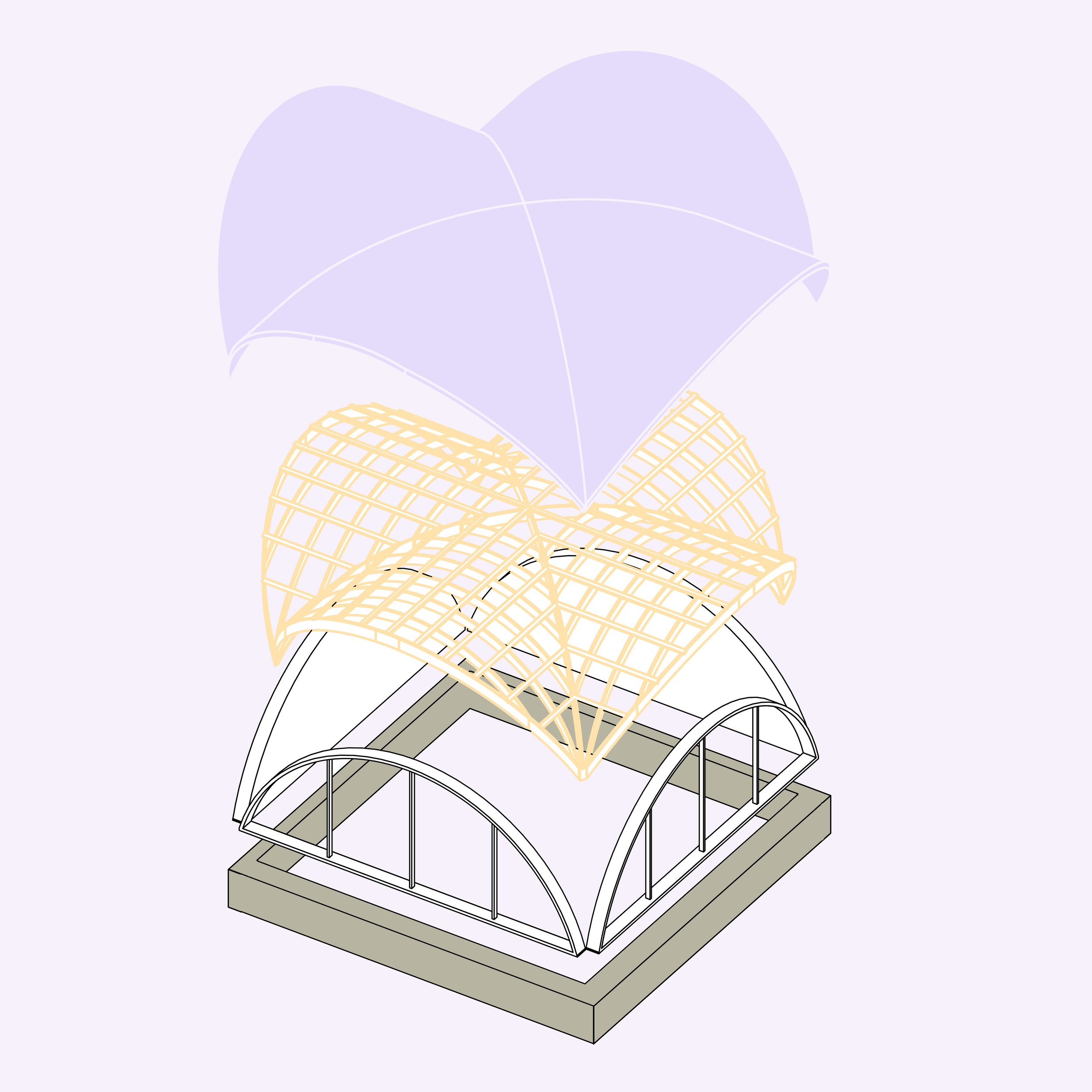 ARTIST STUDIO EXPLODED ISOMETRIC