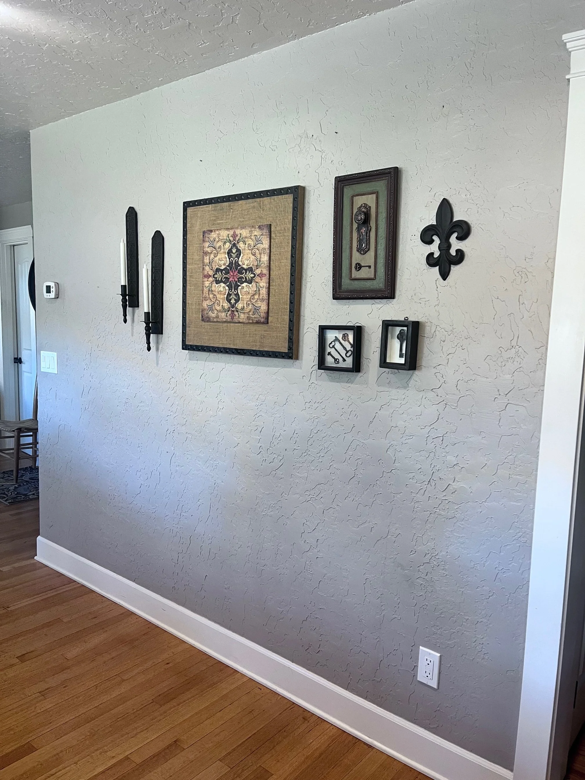 dining wall - before