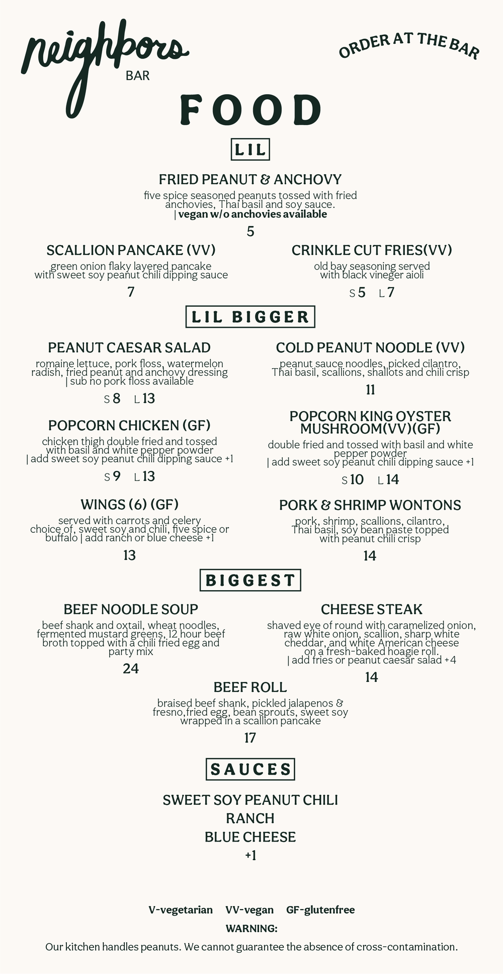 Neighborly Menu slc.neighbors