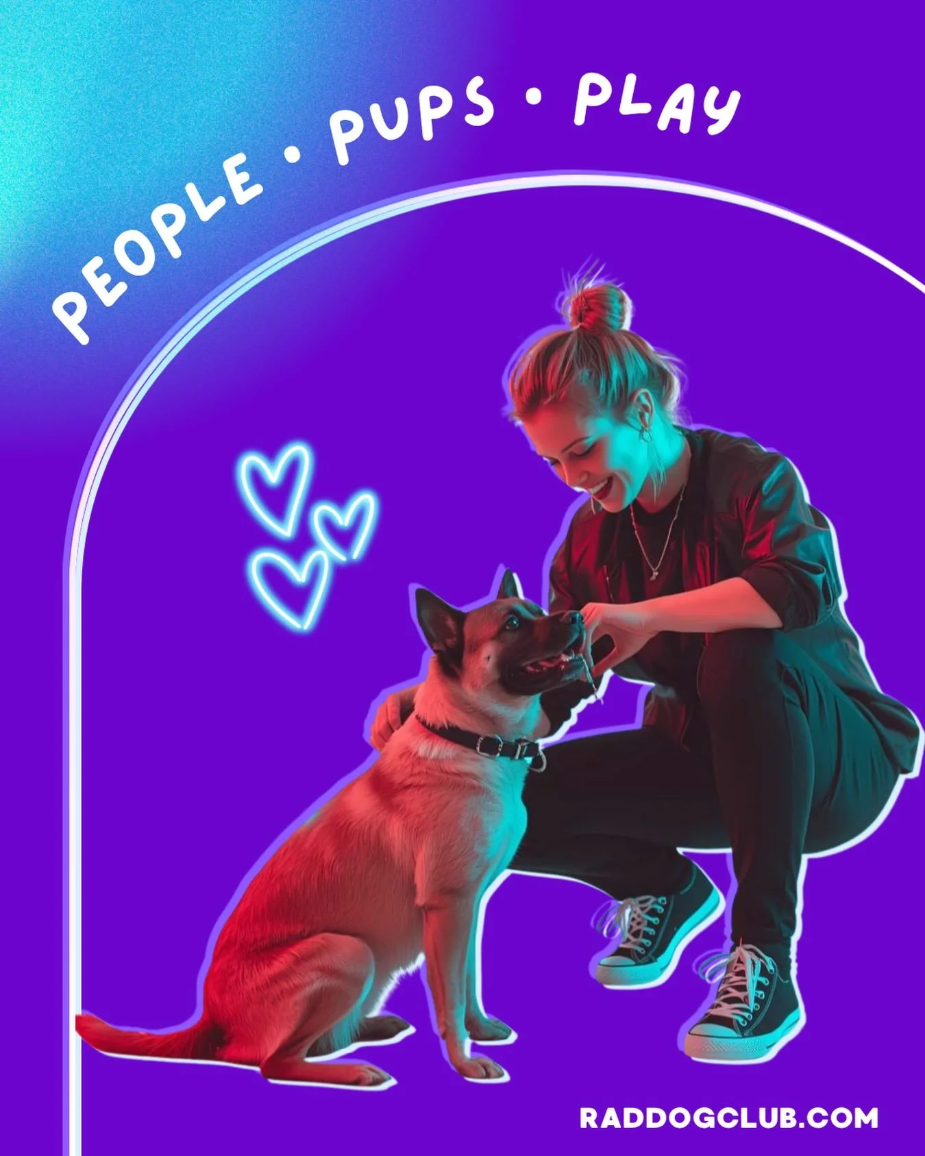 Our kind of humans have dogs ⚡️🦴 💜 

Jump on the waitlist. Rad times ahead.

👉 raddogclub.com