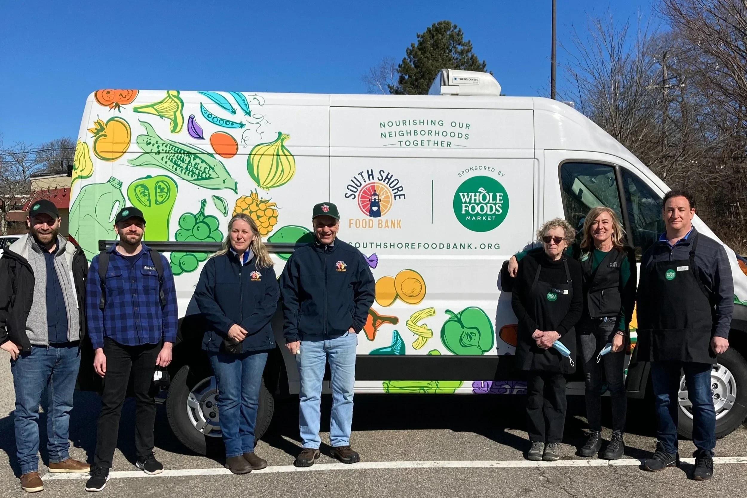 South Shore Food Bank receives refrigerated van from Whole Foods Market to support food rescue and fresh pantry offerings
