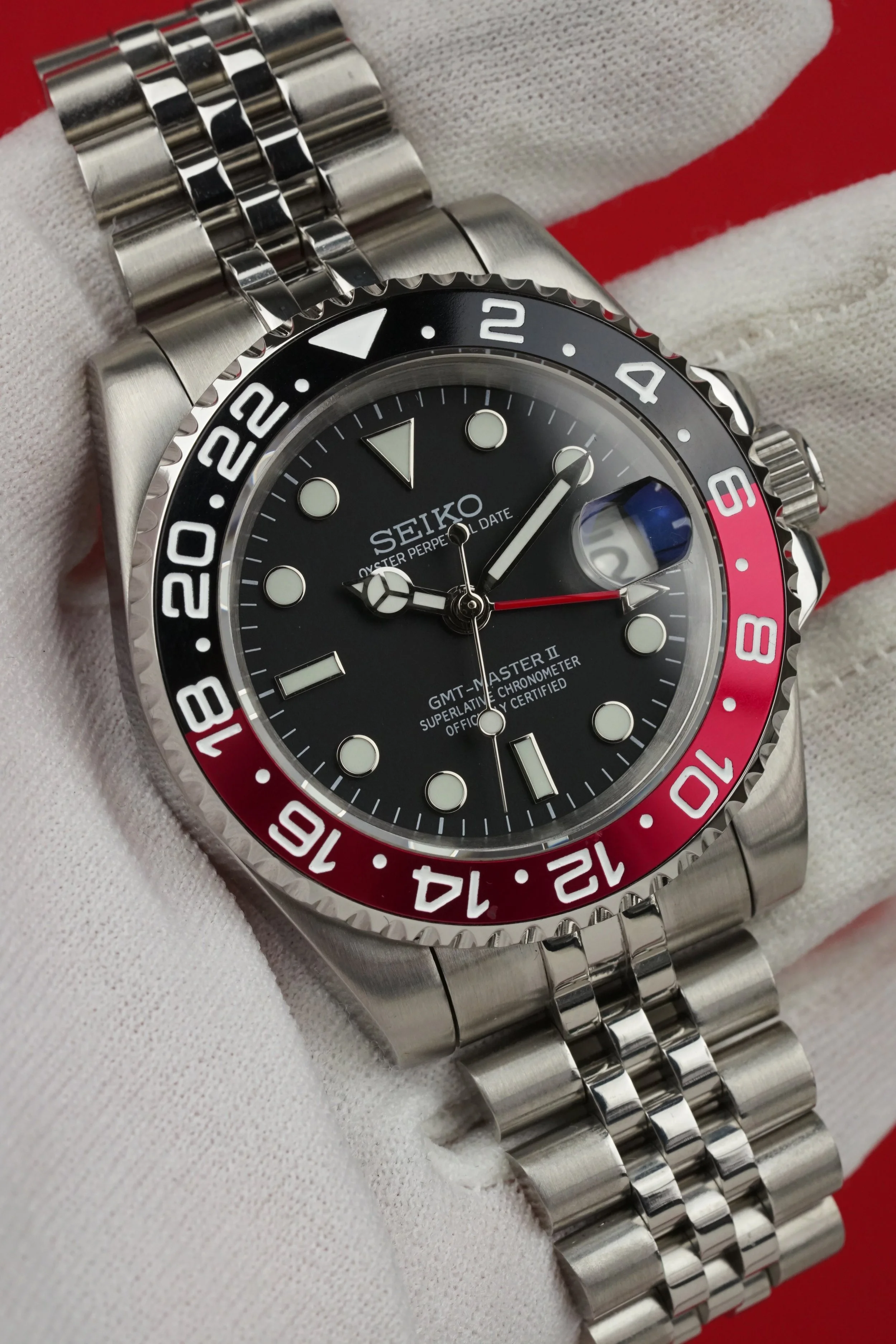 Seiko Mod “Coke” GMT Master | Watch Only