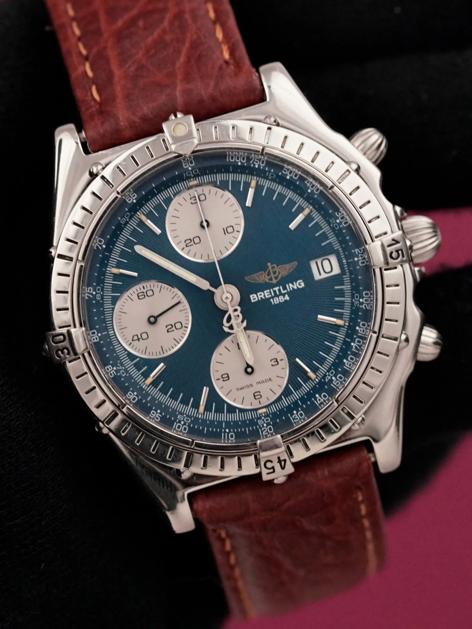 Breitling Chronomat #A13048 Blue Dial