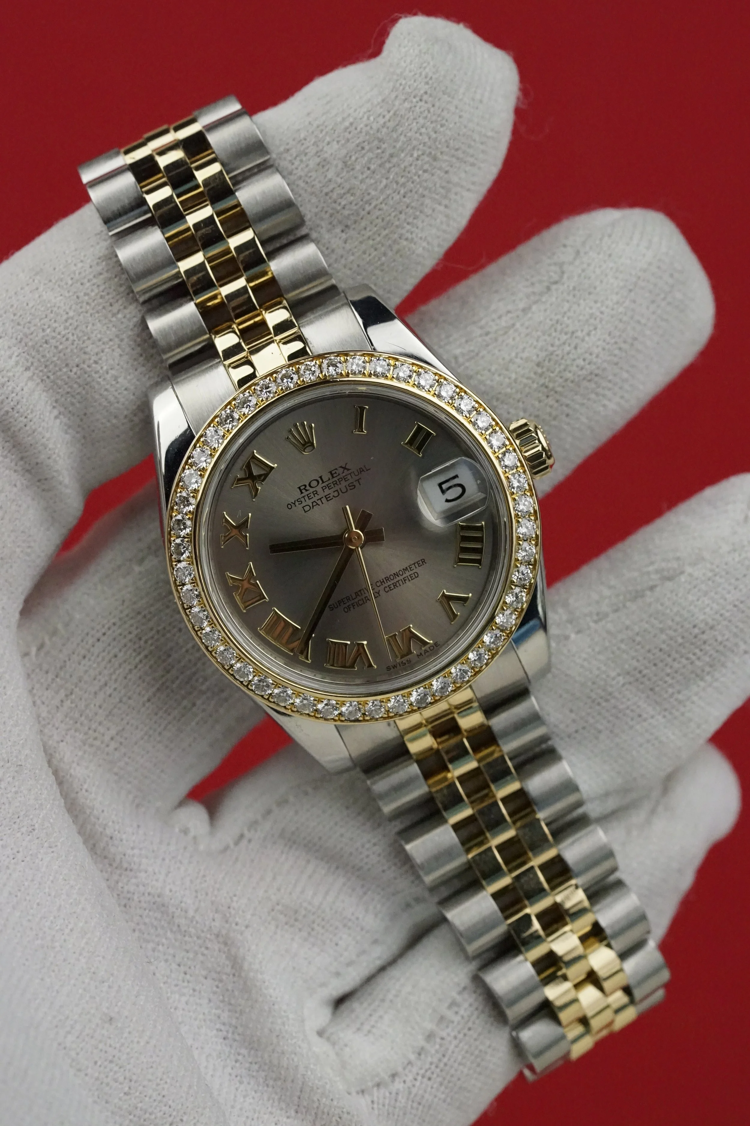 Rolex Datejust Ref. 179383 | 31mm | Diamond Bezel | Watch & Box