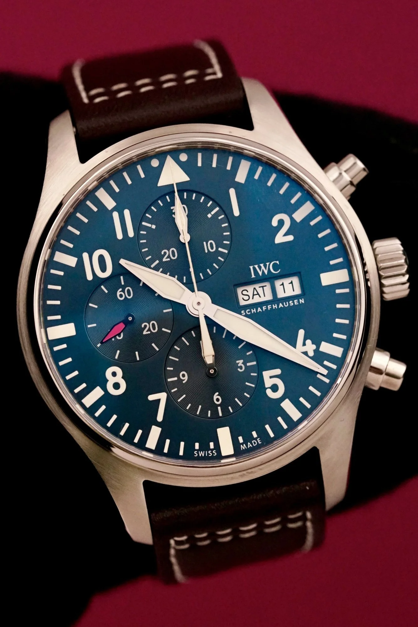 IWC Pilot Chrono Blue #IW377714