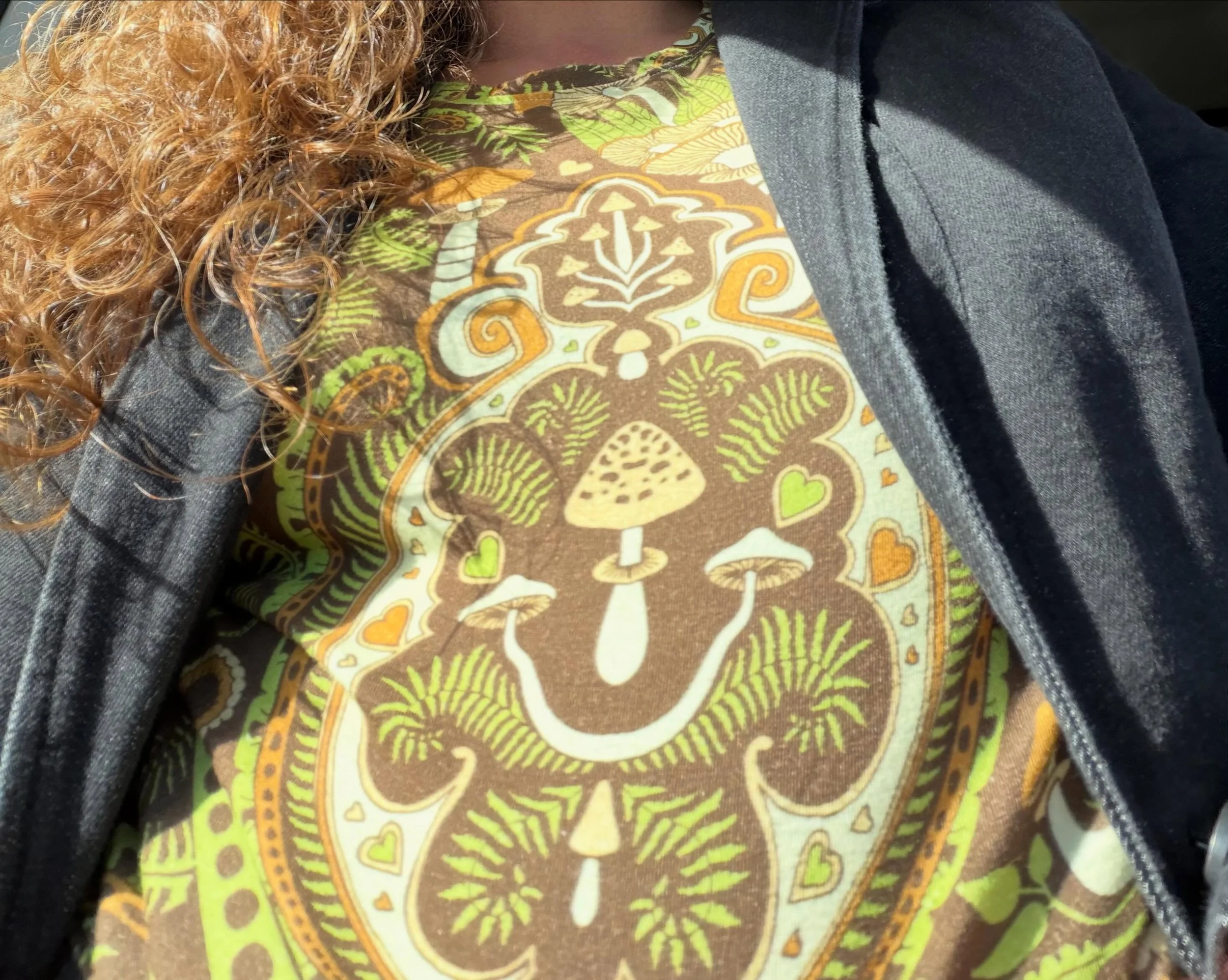 &ldquo;Fungal Paisley&rdquo; design on a cotton Tee.  If you&rsquo;re looking for something unique to wear, head over to my website (link in bio). I have this one available for purchase and will be adding styles on an ongoing basis.  I really like th