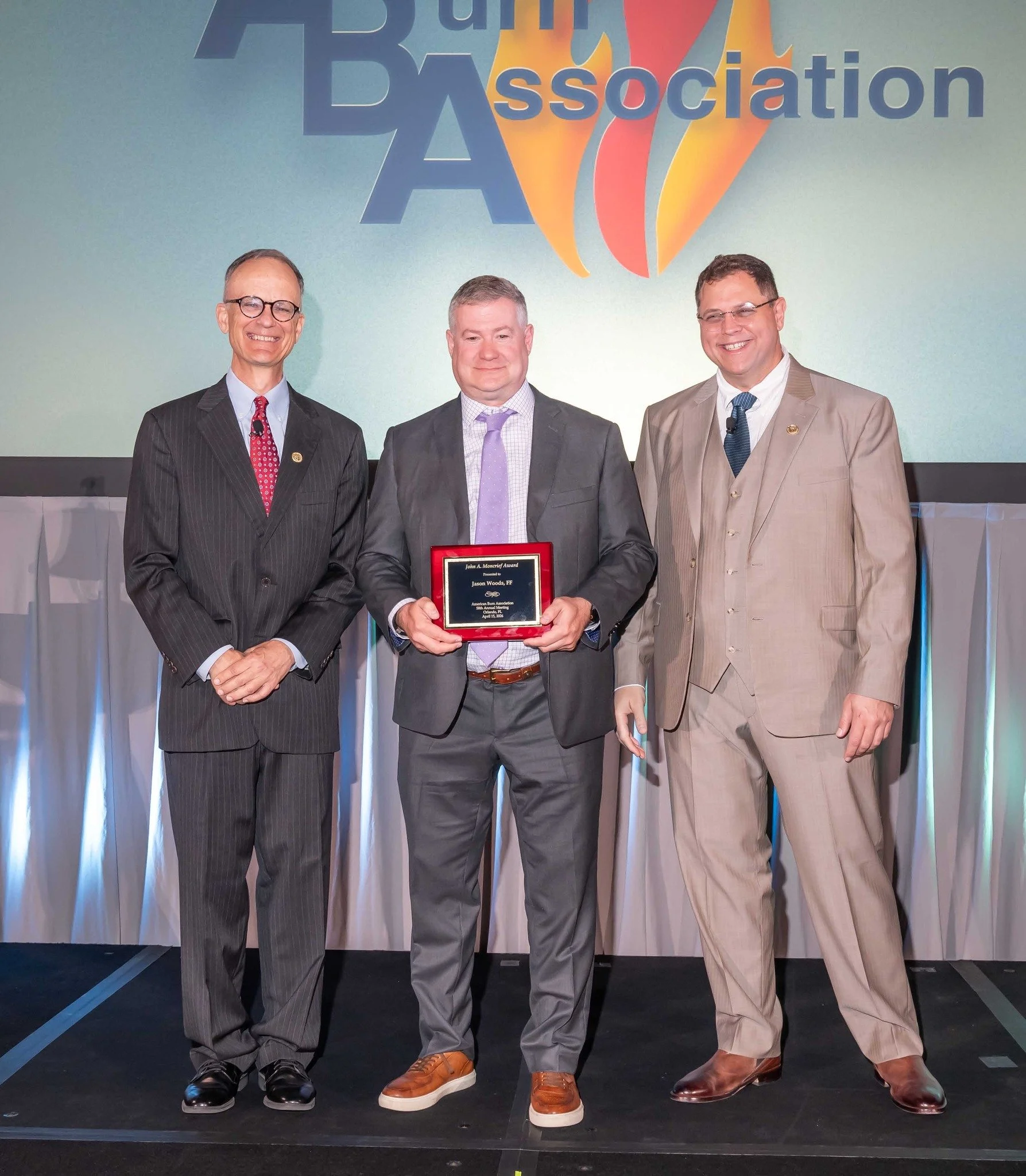 DC Firefighters Burn Foundation President Jason Woods Receives National Burn Care Honor