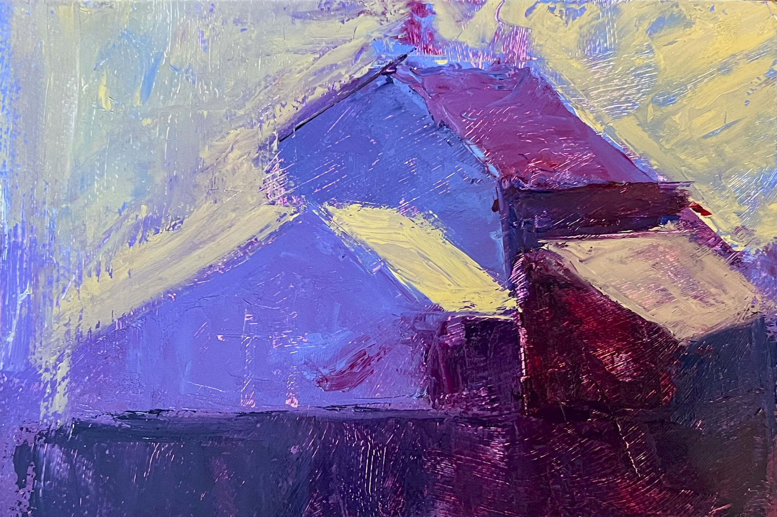 Sun on Barn, 11 x 14  — Available