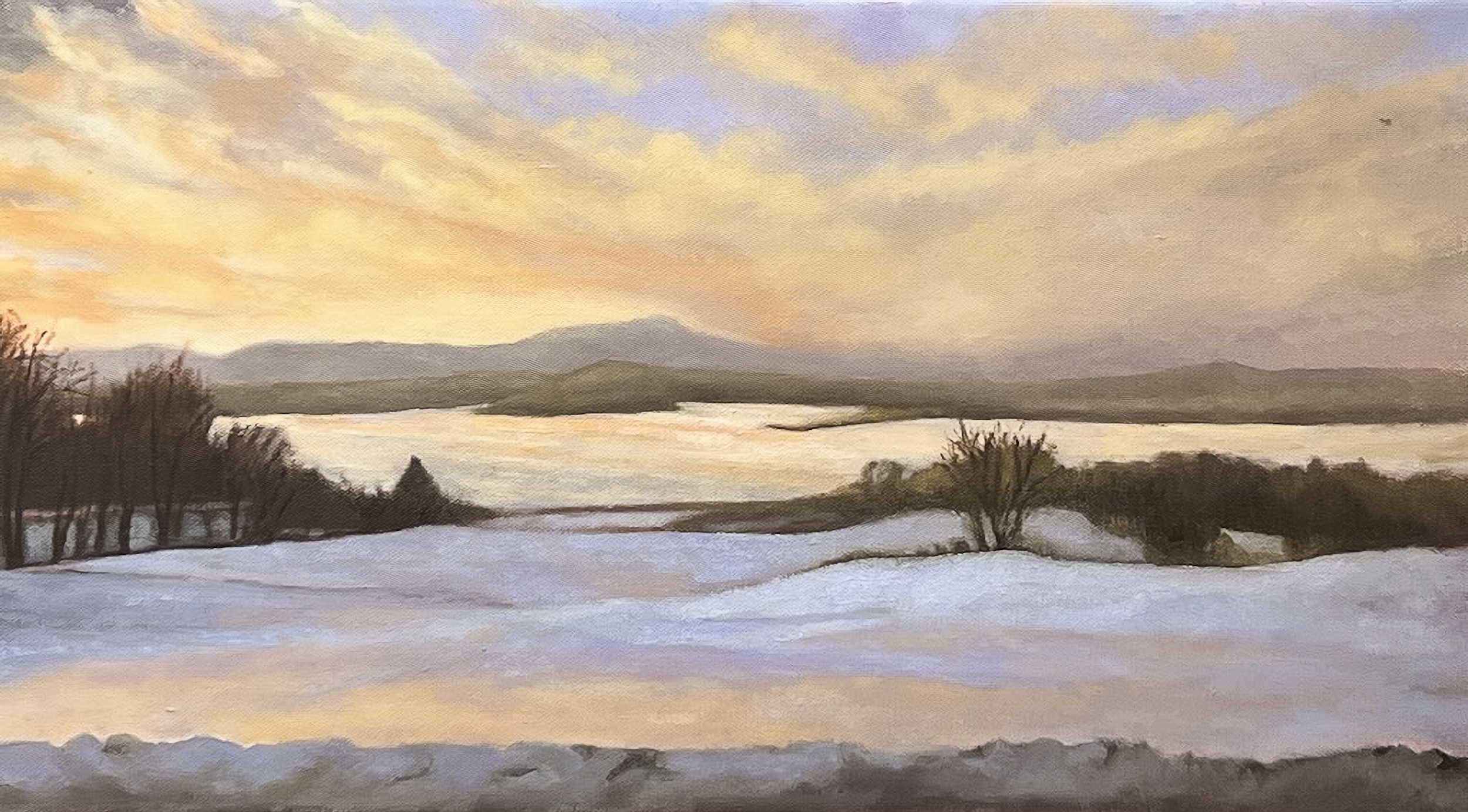 Winter Sunset, Germantown — Available