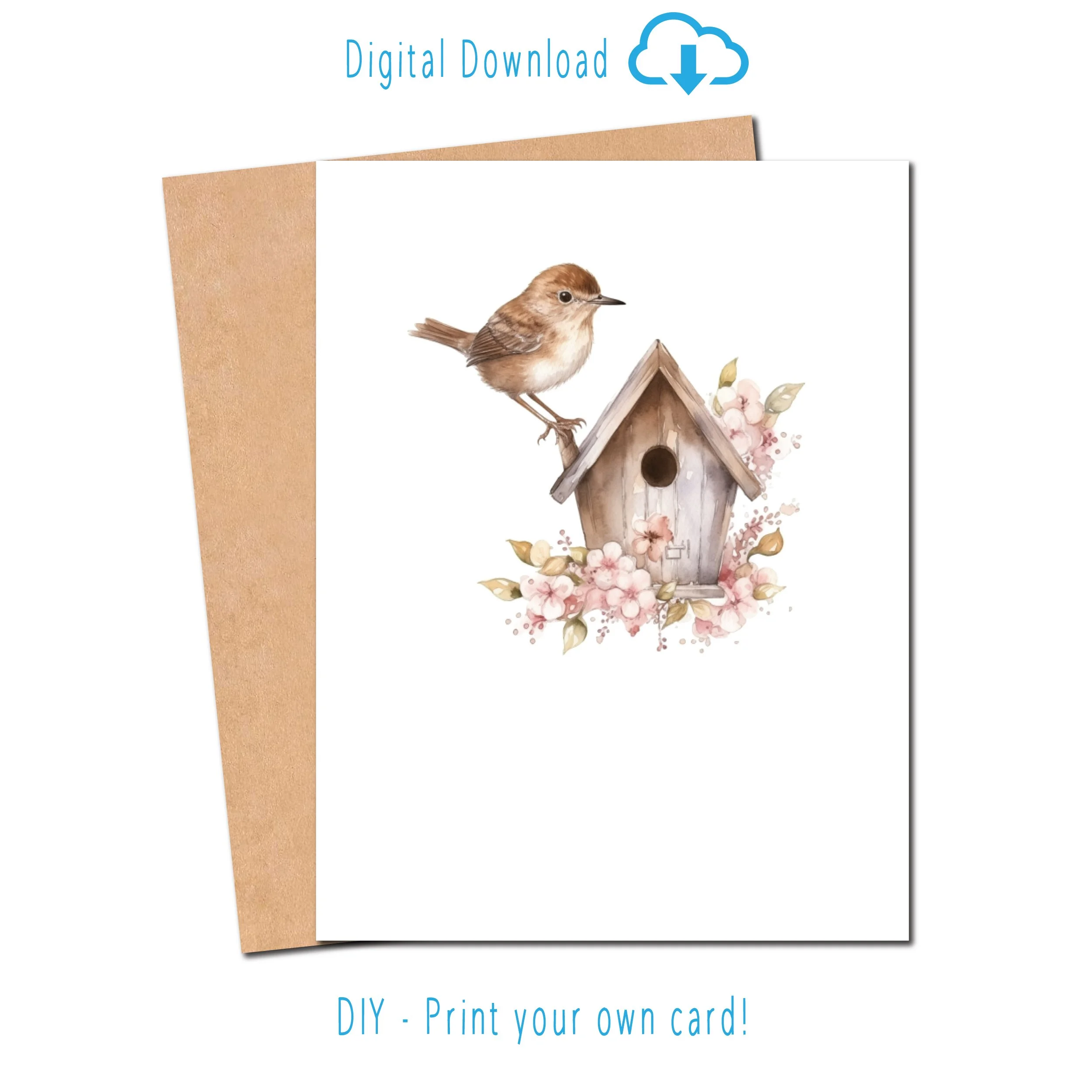 House Wren - Printable Card