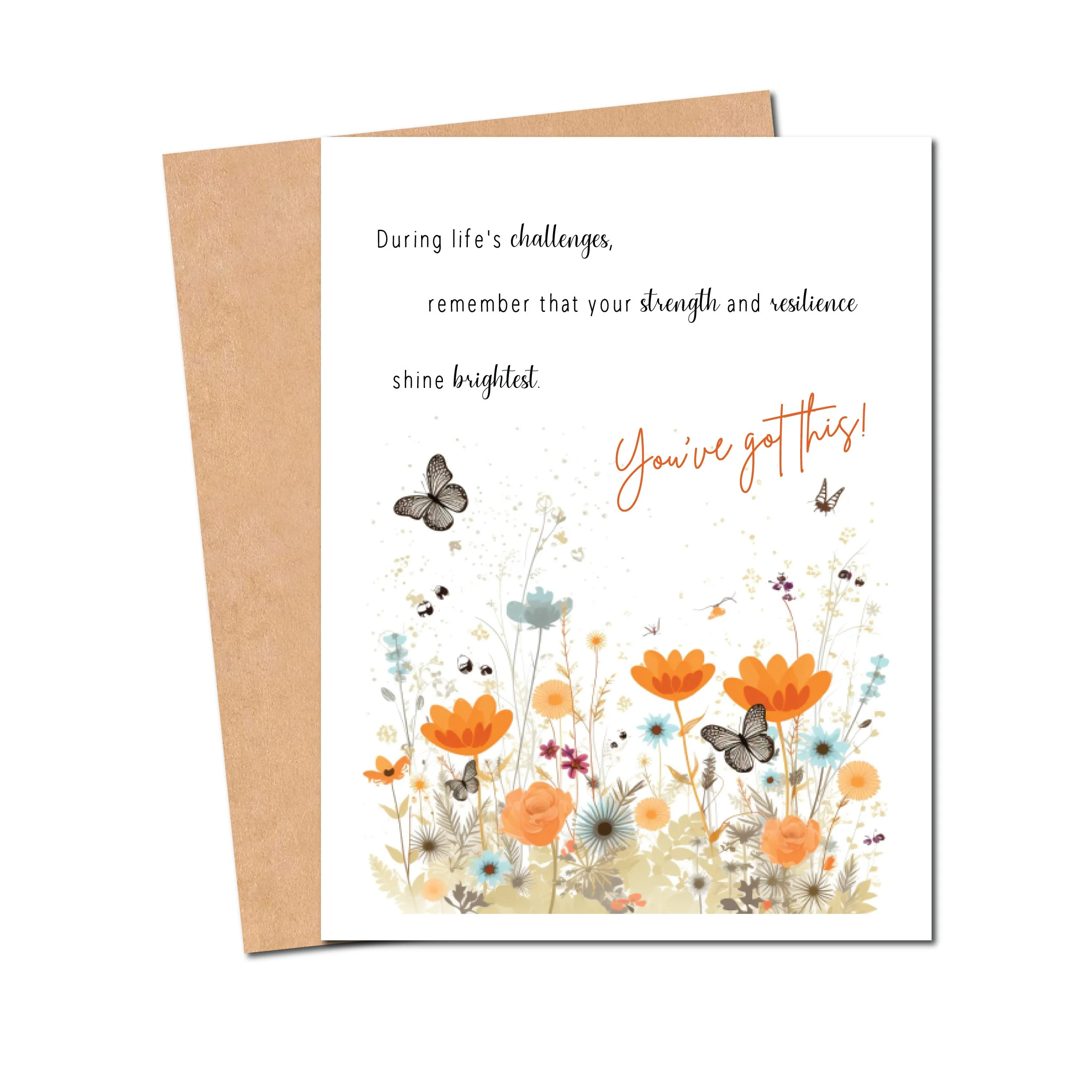 you've got this encouragement card to brighten someone's day