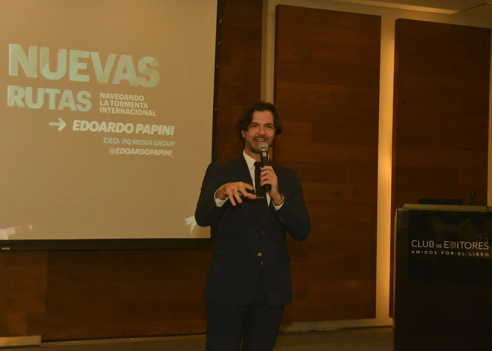 Edoardo Papini en conferencia
