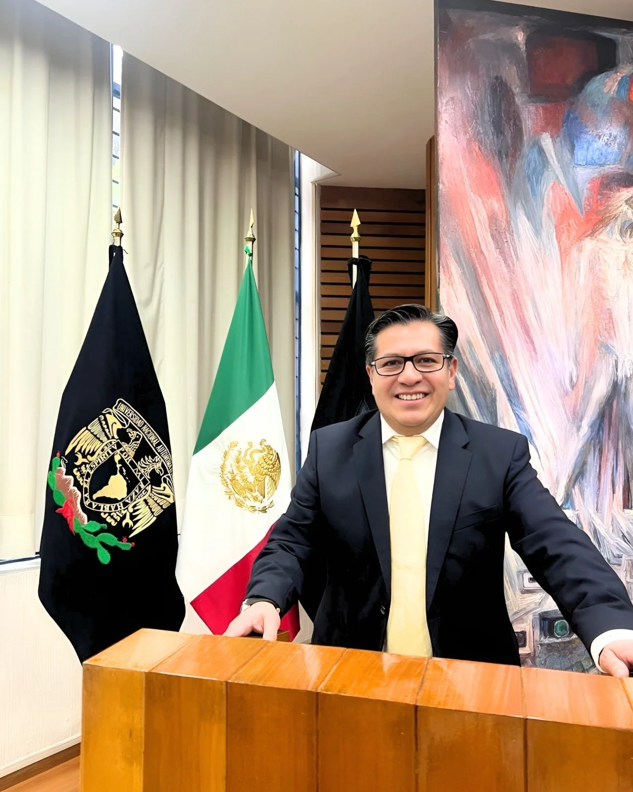 Carlos García Ángeles Presidente del Consejo Directivo del Colegio Nacional de Correduría Pública Mexicana A.C.