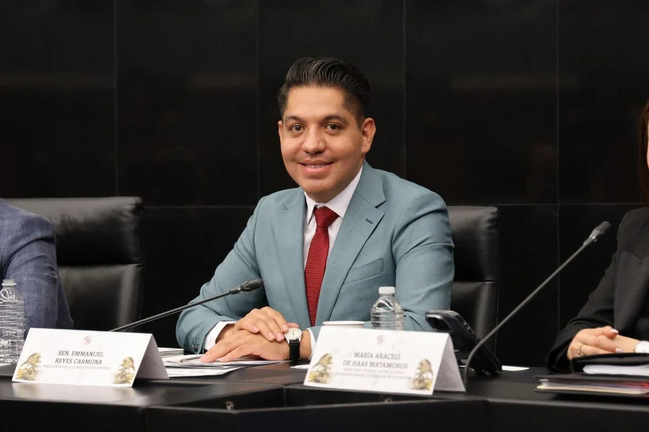 Emmanuel Reyes Carmona Pdte. Comisión Economía, Senado de la República Mexicana