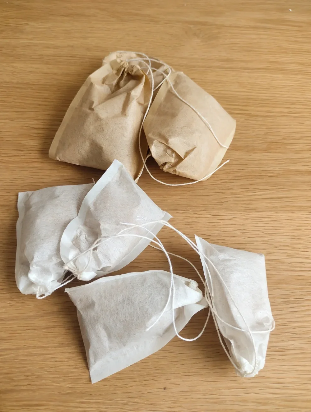 TriNeuroBrew — hand-filled paper brew sachets, the real product
