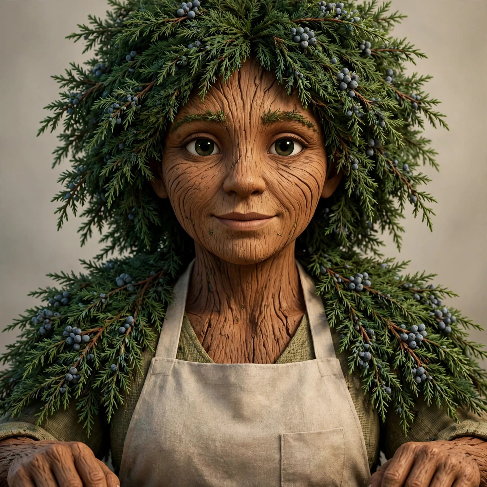 Eden Edibles — juniper tree-being, chef and clerk of Seat 3