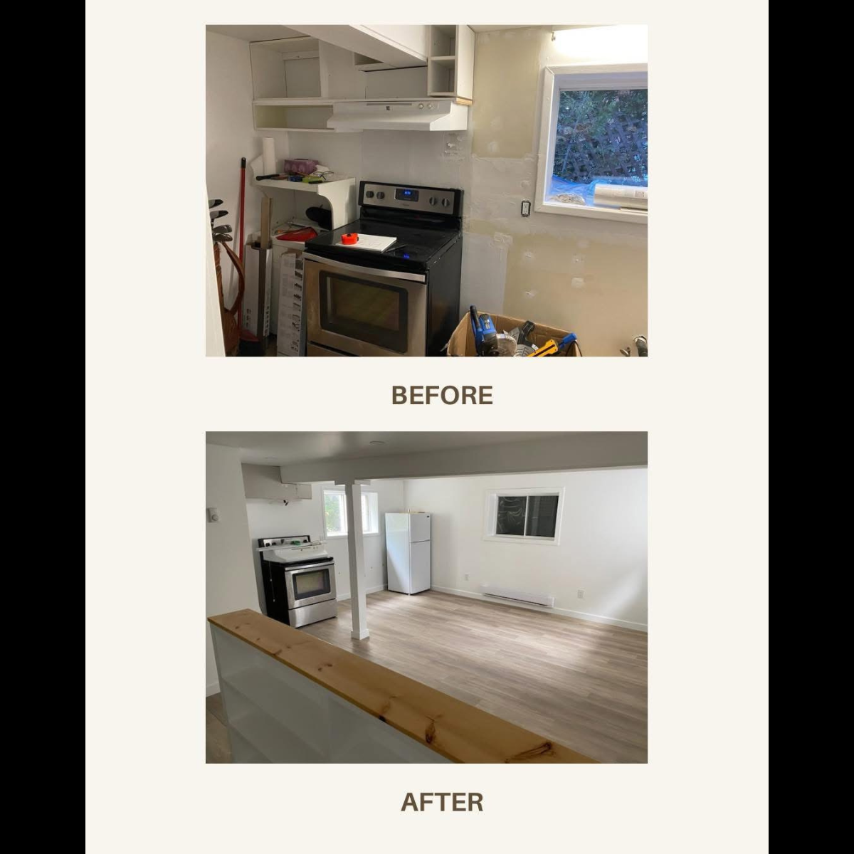 Before-and-after-Collingowwd-ON-kitchen-painted