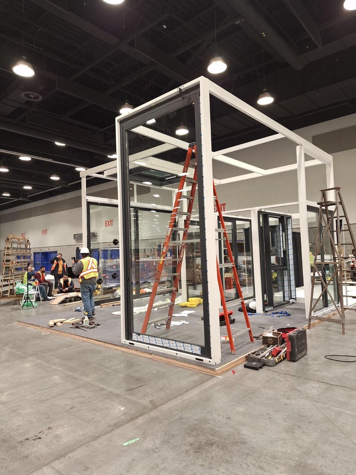 custom metal structure interior display vancouver