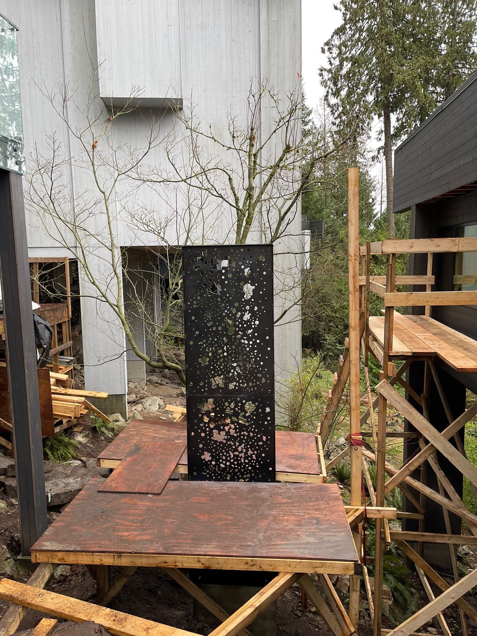 custom architectural metal frame vancouver exterior