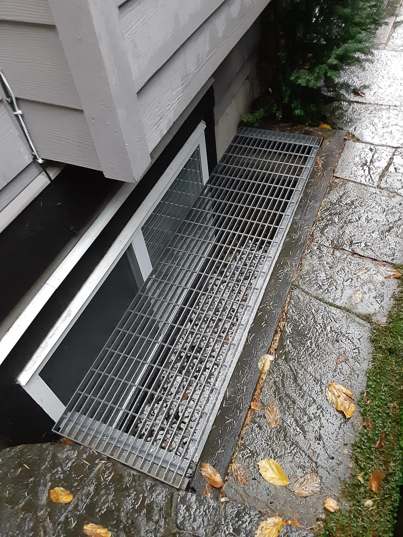 custom metal window well grate vancouver exterior