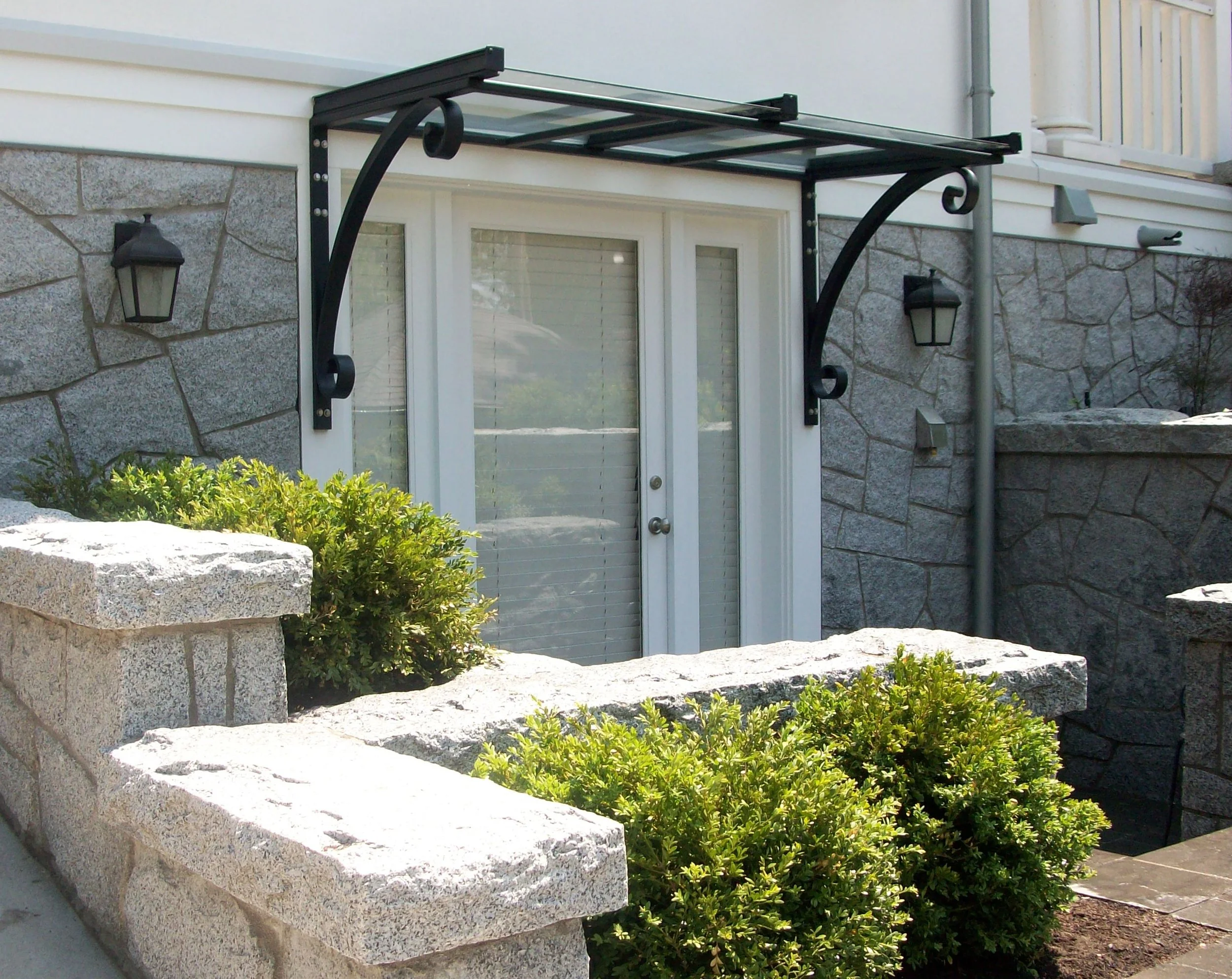Custom fabricated canopy Vancouver exterior design