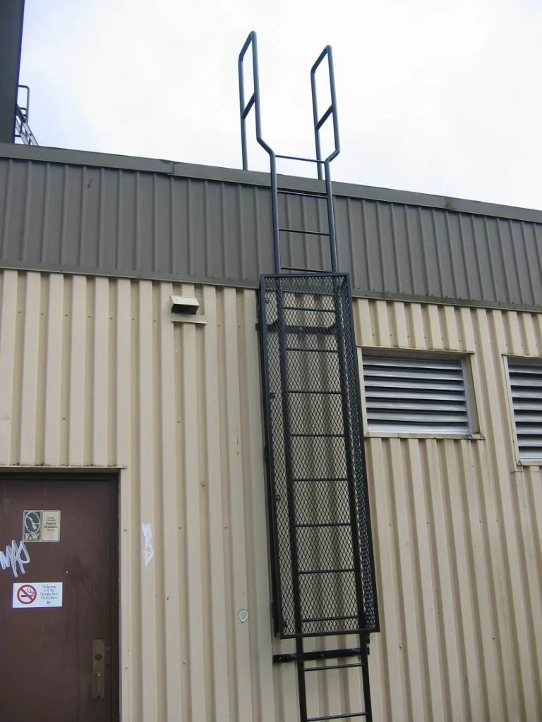 custom metal ladder exterior access Vancouver building 3
