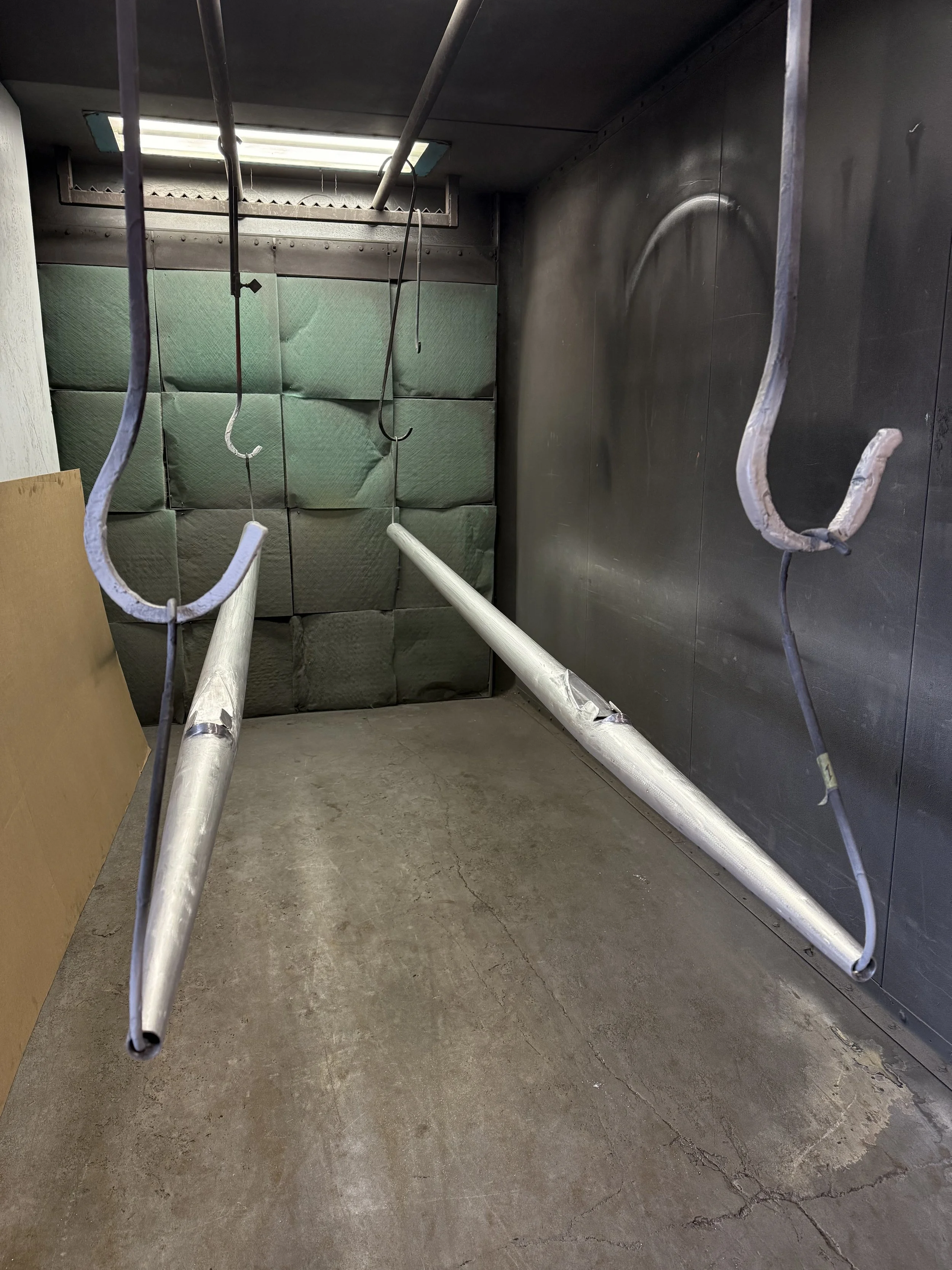 Decorative architectural metal pipes fabricated by Iron Age Manufacturing for the First Baptist Church restoration in Vancouver. 5