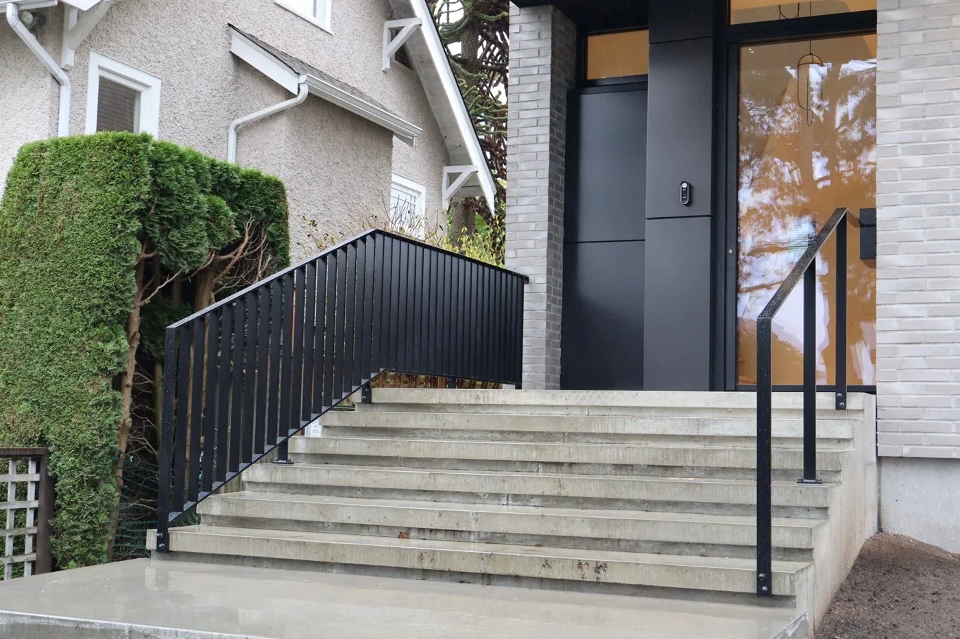 custom exterior metal railings Vancouver