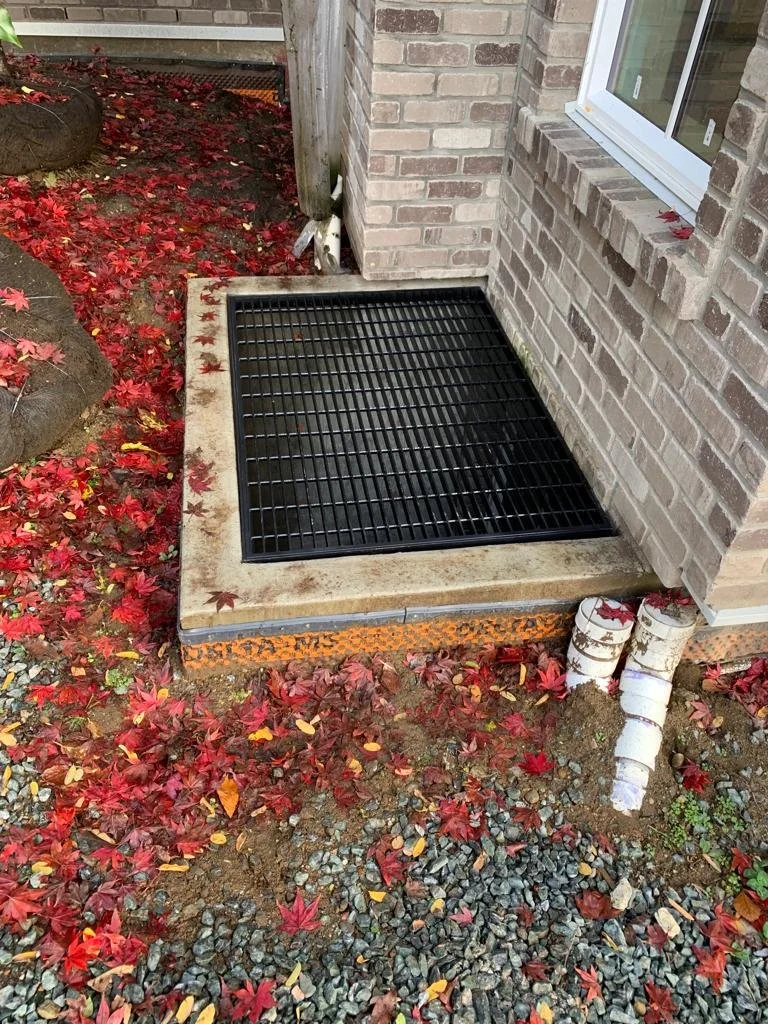 window well grate metal cover vancouver residential