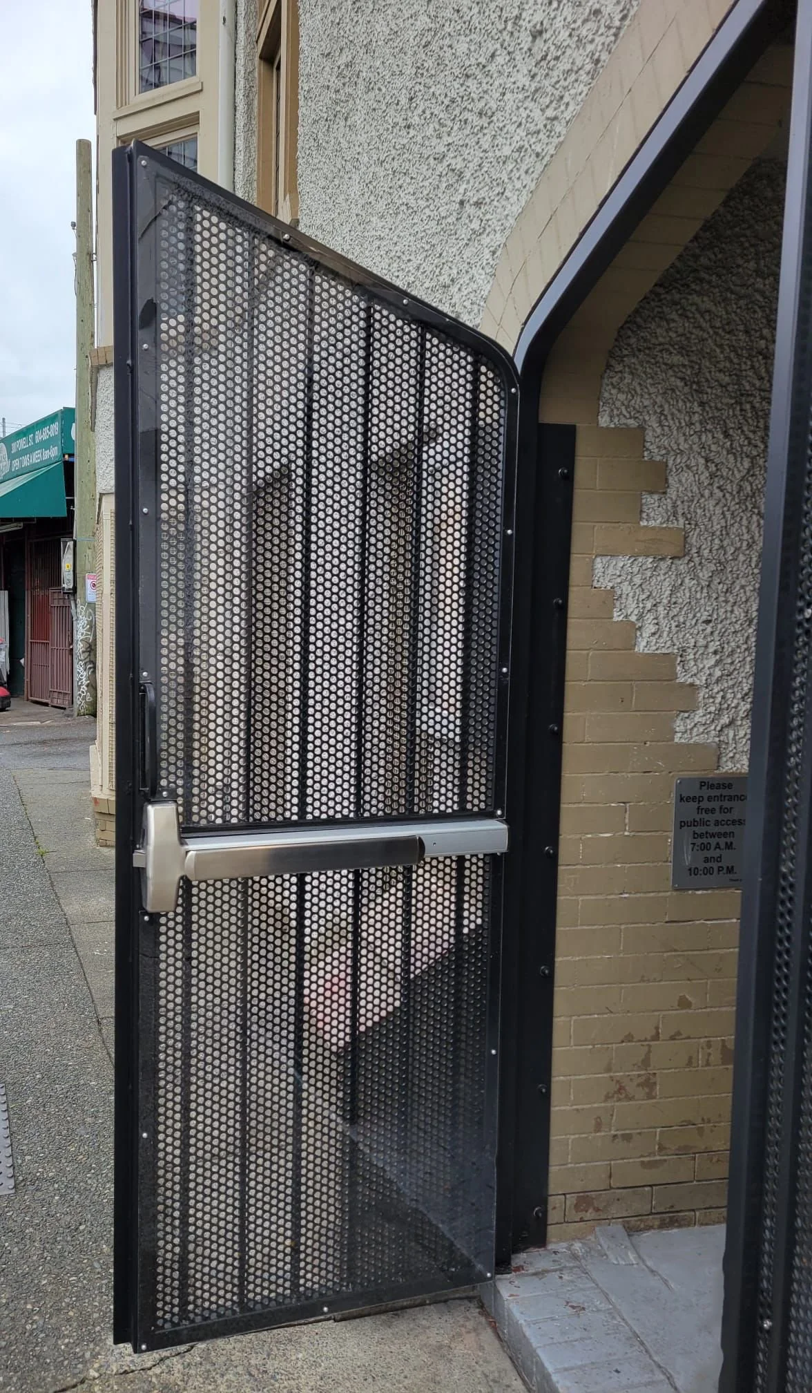 custom metal door design Vancouver residential entrance 10
