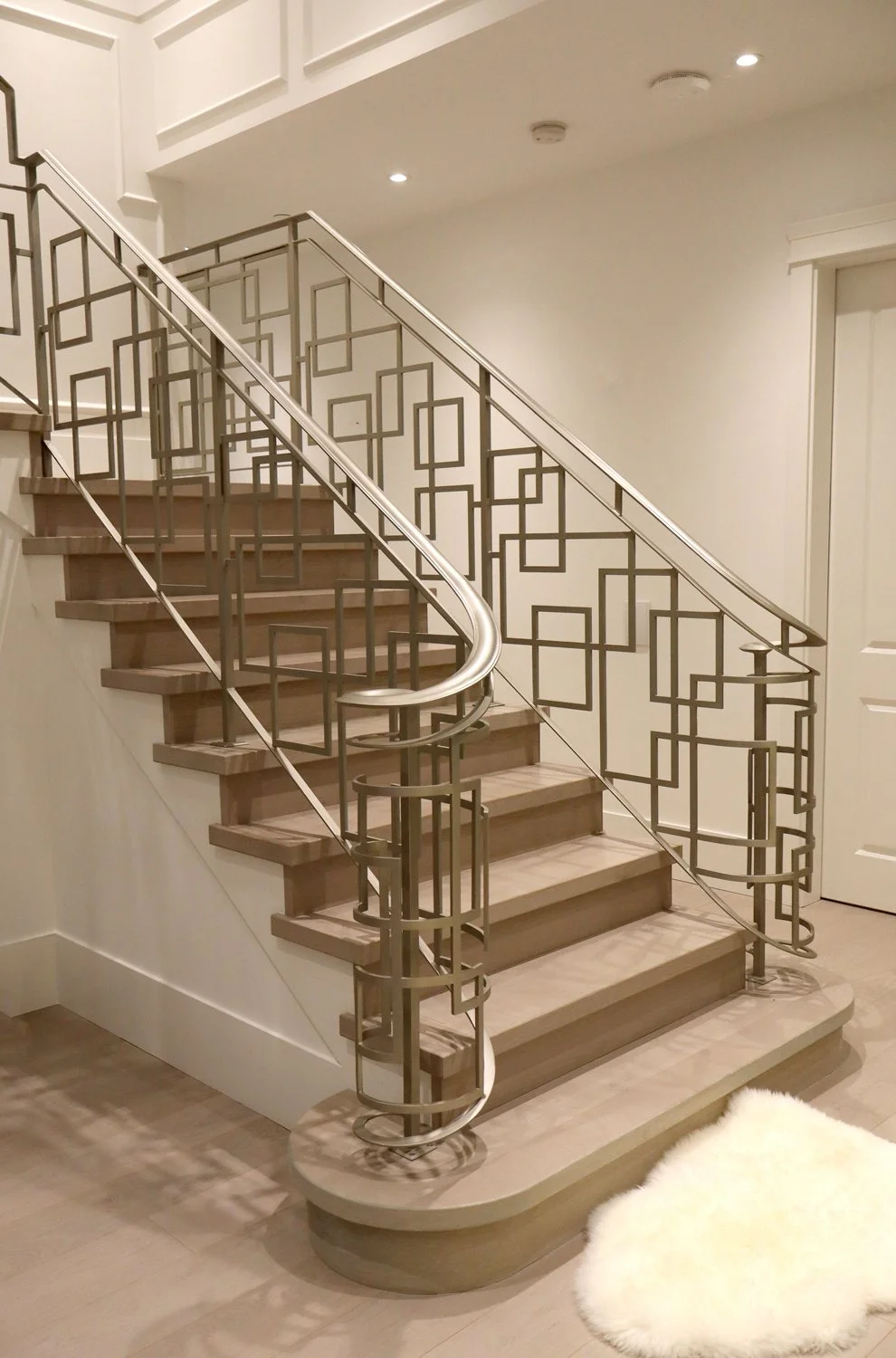 Luxury modern guardrail system Vancouver BC