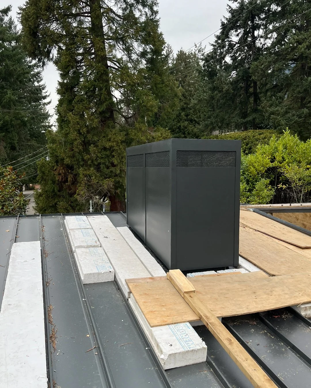 Metal chimney cap with mesh screen Vancouver
