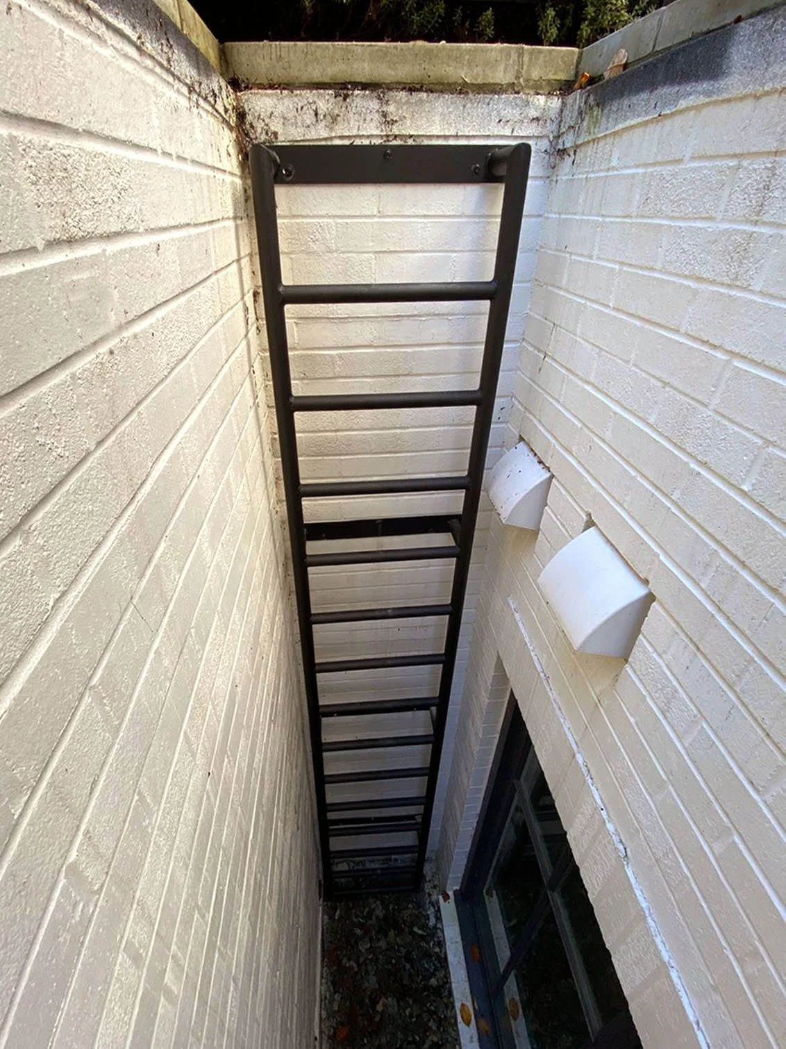 custom metal ladder exterior access Vancouver building 2