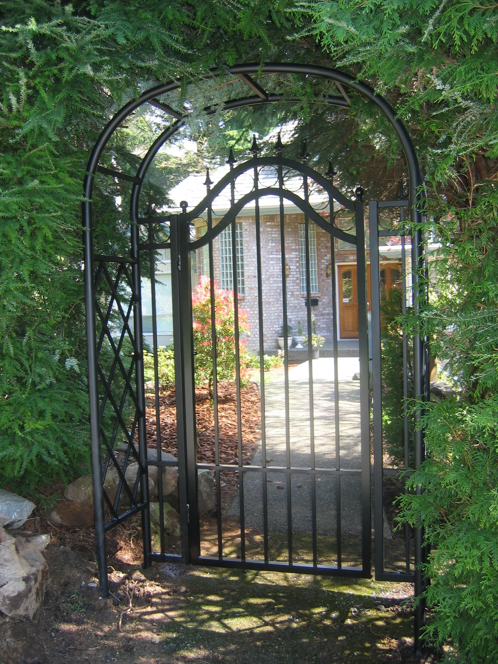 custom metal entry frame modern design vancouver
