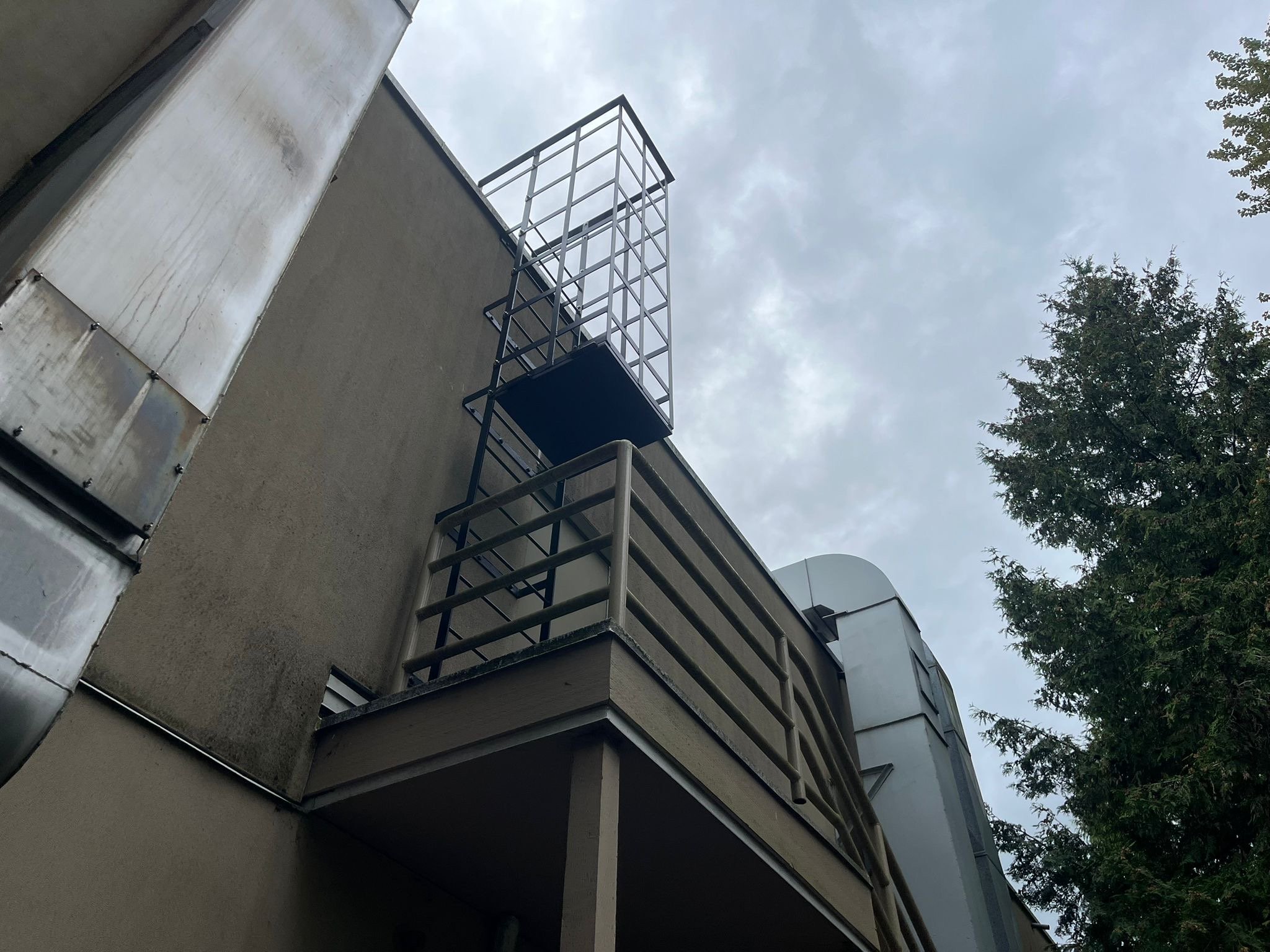 custom metal ladder exterior access Vancouver building 5