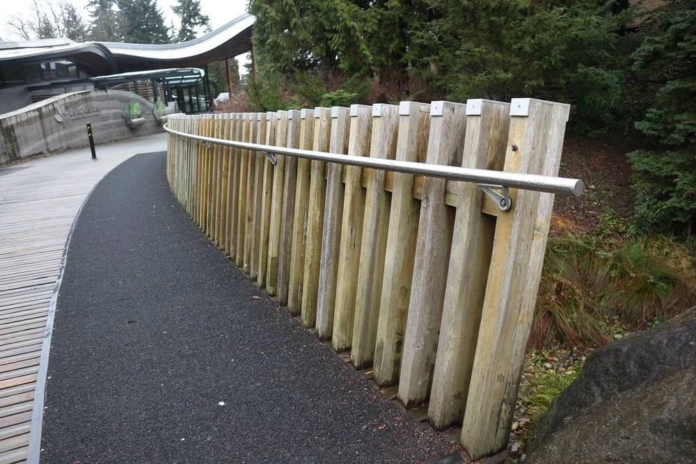 Outdoor Living Vancouver metalwork at VanDusen Botanical Garden in Vancouver by Iron Age Manufacturing Ltd.