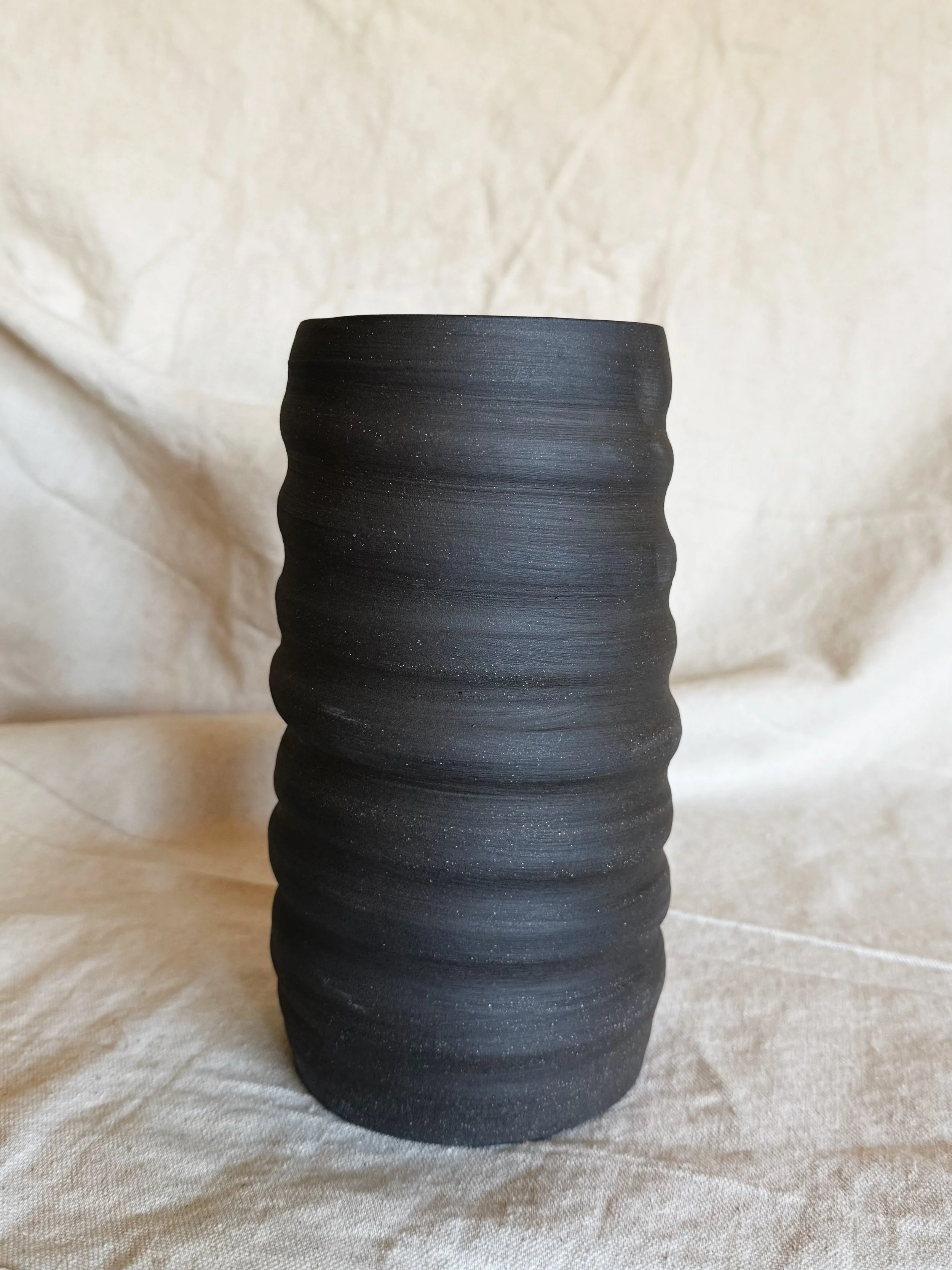 Swirl Stoneware Vase 1