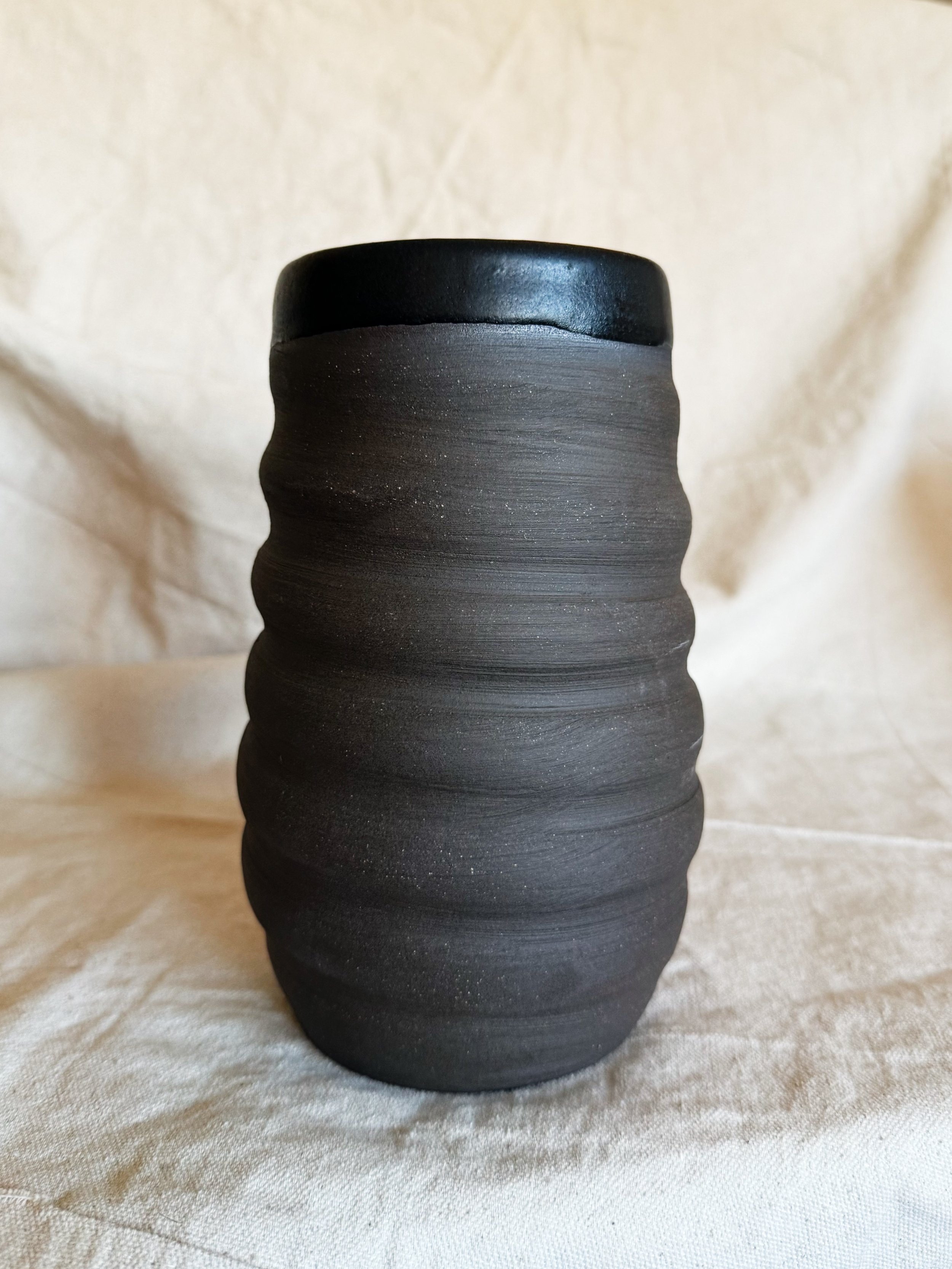 Swirl Stoneware Vase 3