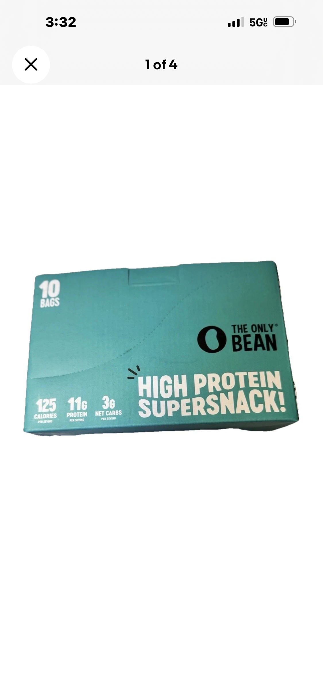 Crunchy Roasted Edamame Beans-Ranch 10 Pack