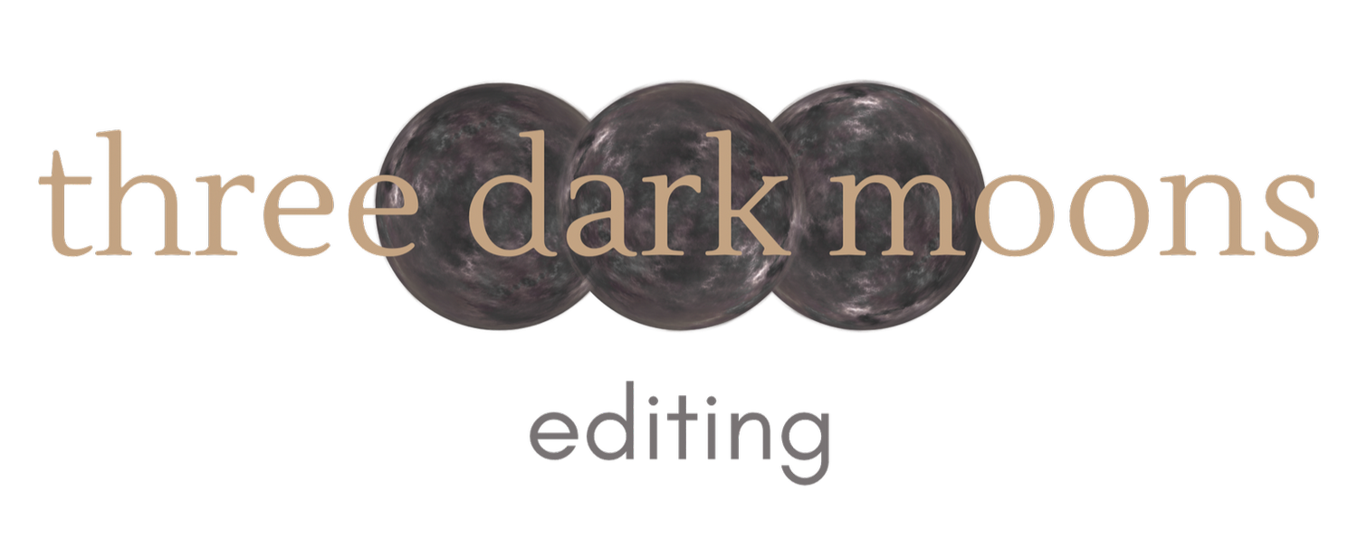 three dark moons editing