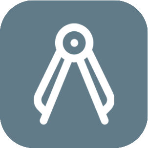 precision measuring tool on a grey background