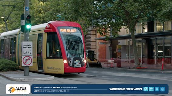 Enhancing Safety in a Live Tram Corridor through Workzone Digitisation