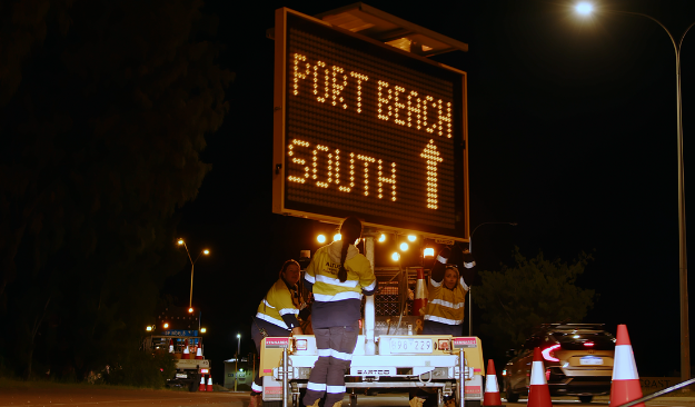Traffic Control Equipment Hire for a Construction Project