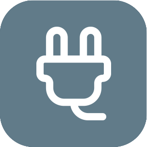 Blue outline drawing of a rocket ship. See how your business is performing and make decisions based on insight.
Minimise admin time and gain business intelligence with advanced and customised reporting.