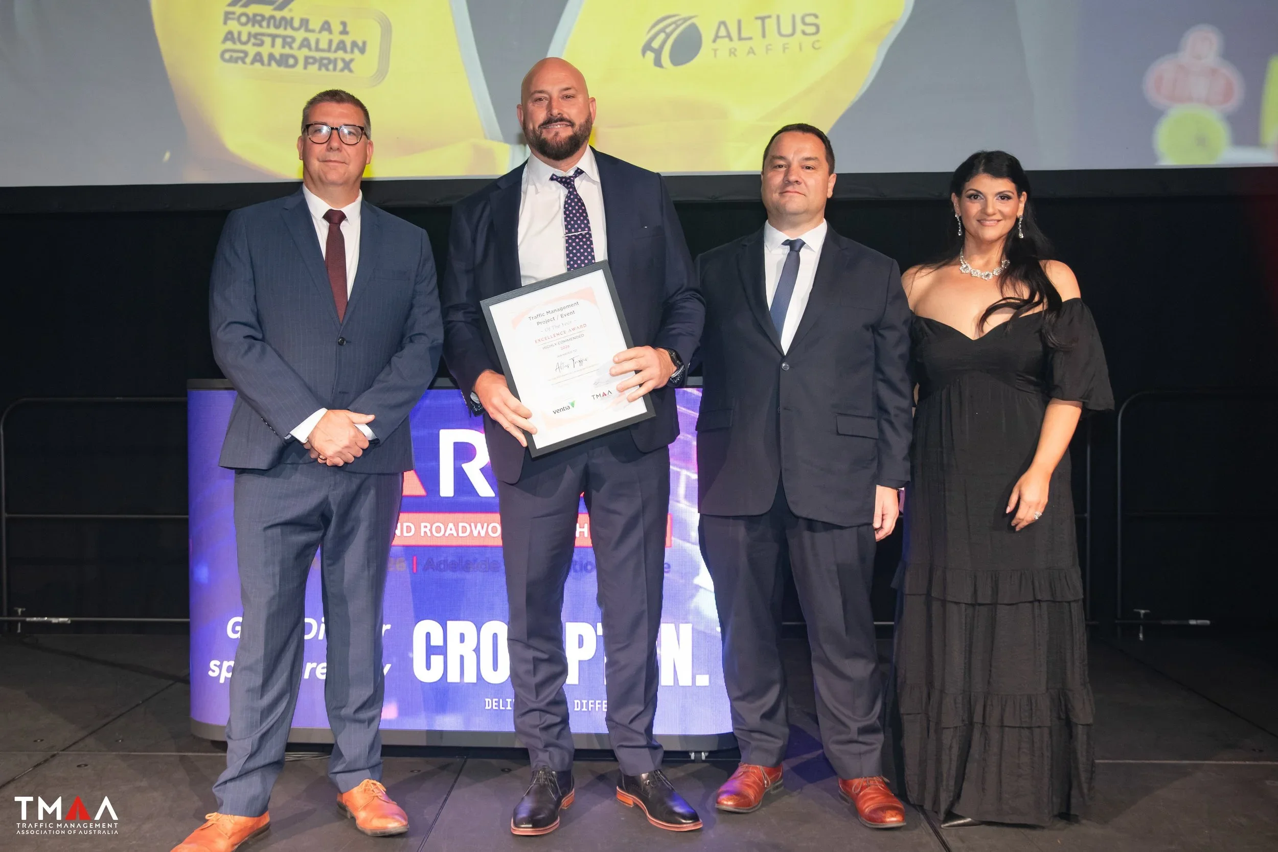 Altus Events Team Recognised at TMAA Awards for 2025 Australian Grand Prix Delivery