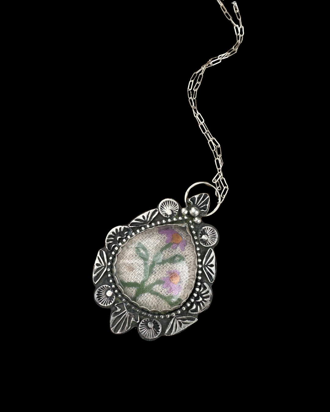 Actaea Alchemiae X Genesee Stitch and Witch Collaborative Echinacea Magick Necklace