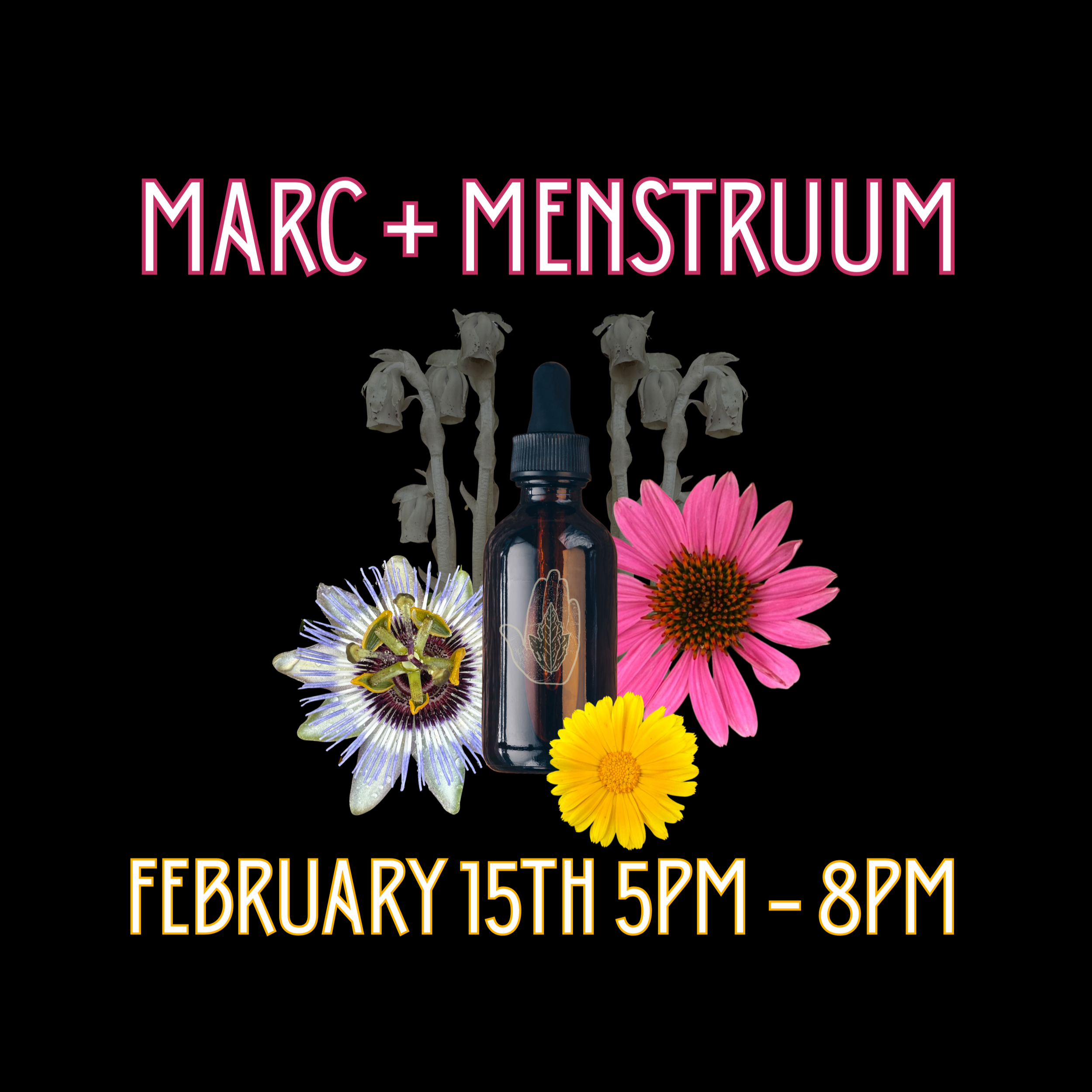 Marc + Menstruum Workshop February 15th